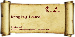 Kragity Laura névjegykártya